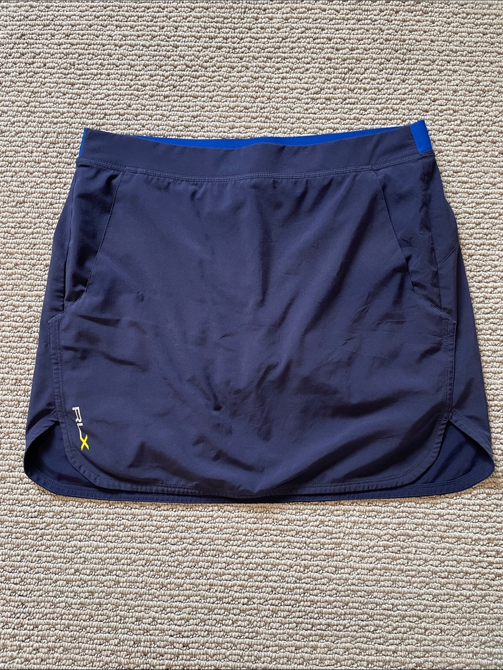 RLX Ralph Lauren Navy Athletic Golf Skort